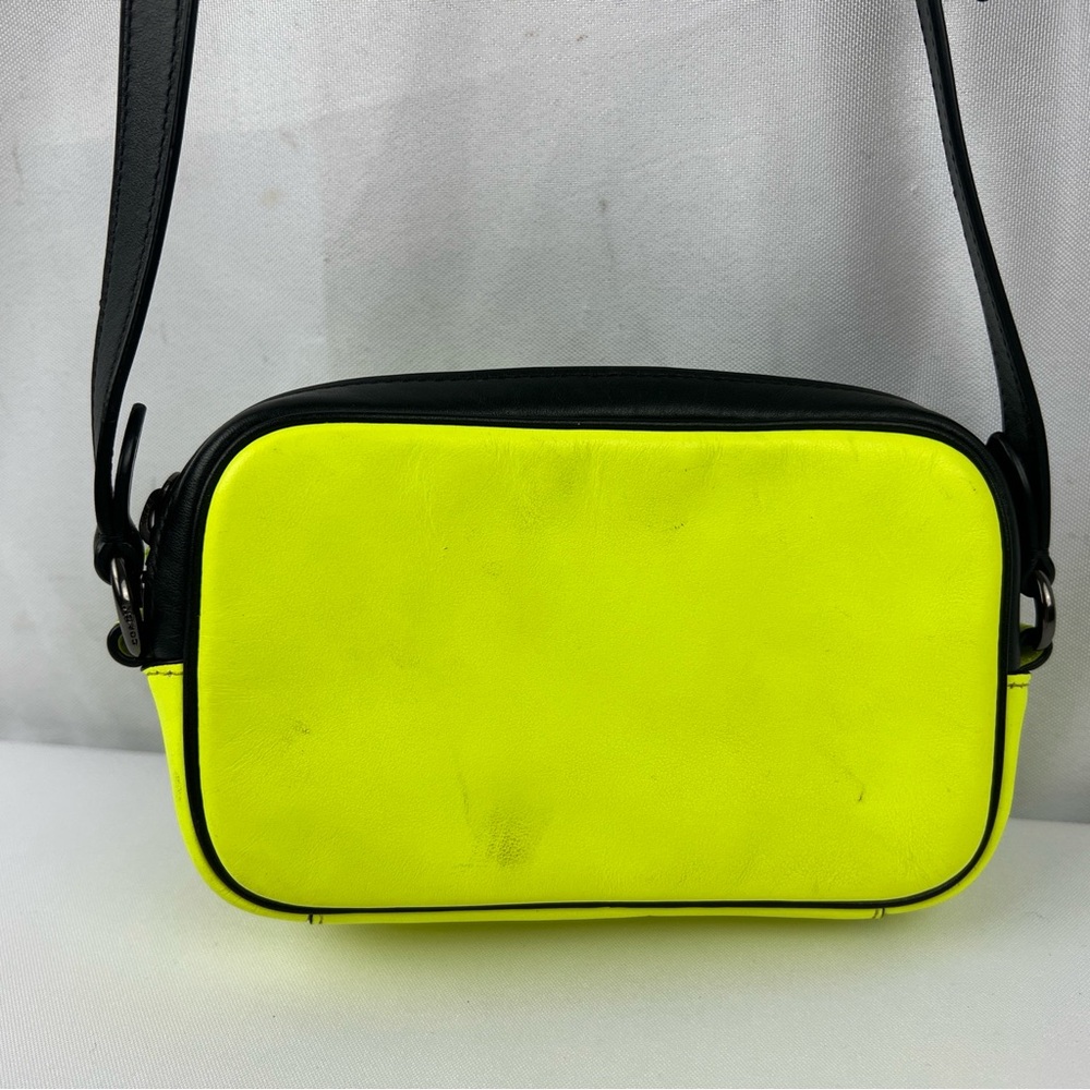 Coach Yellow and Black Belt Bag - Picture 2 of 16